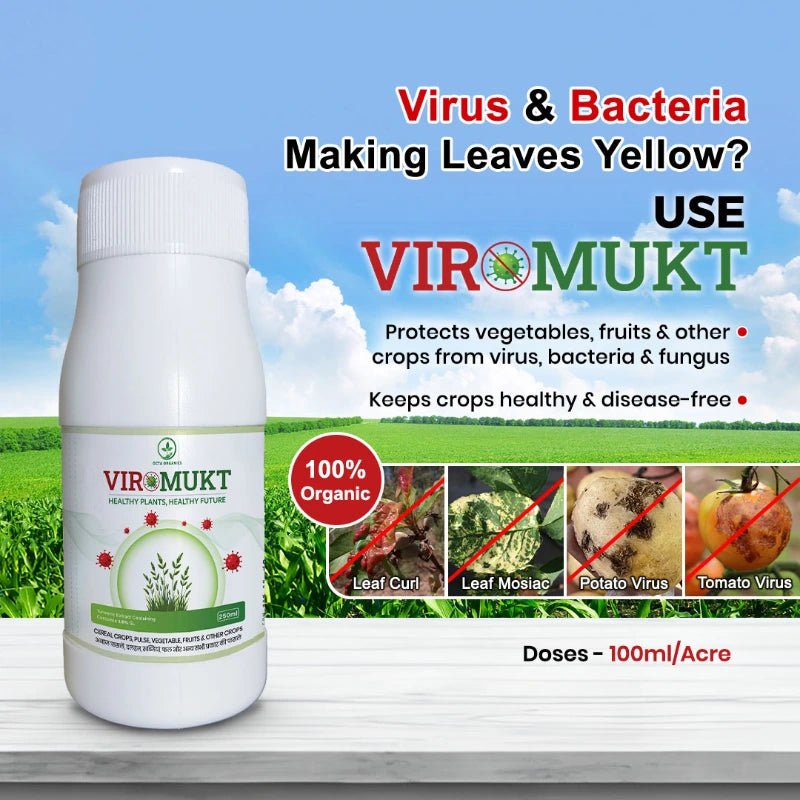 Viromukt – Advanced Organic Defense Against Plant Viruses & Virus - Spreading Insects - Octa Organics and Fertilizers Pvt. Ltd.