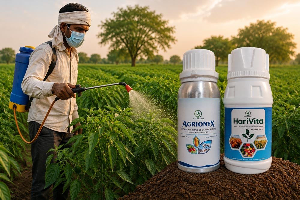 Agrionyx + HariVita Combo – Complete Pest Control & Growth - Octa Organics and Fertilizers Pvt. Ltd.