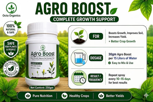 AgroBoost – Organic Growth Booster for All Crops - Octa Organics and Fertilizers Pvt. Ltd.