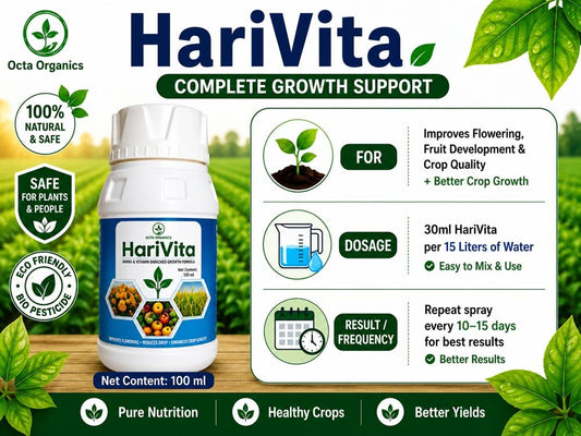 HariVita – Amino & Vitamin Enriched Growth Formula - Octa Organics and Fertilizers Pvt. Ltd.