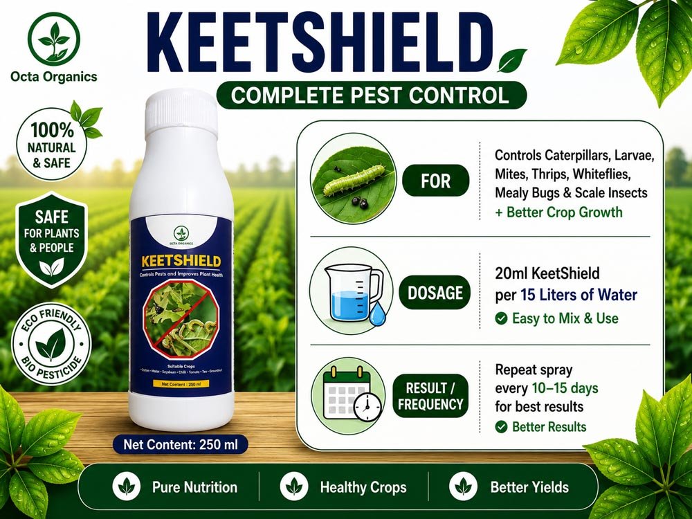 KeetShield – Kills Larvae and Caterpillars - Octa Organics and Fertilizers Pvt. Ltd.