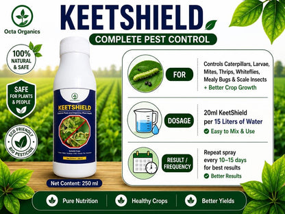 KeetShield – Kills Larvae and Caterpillars - Octa Organics and Fertilizers Pvt. Ltd.