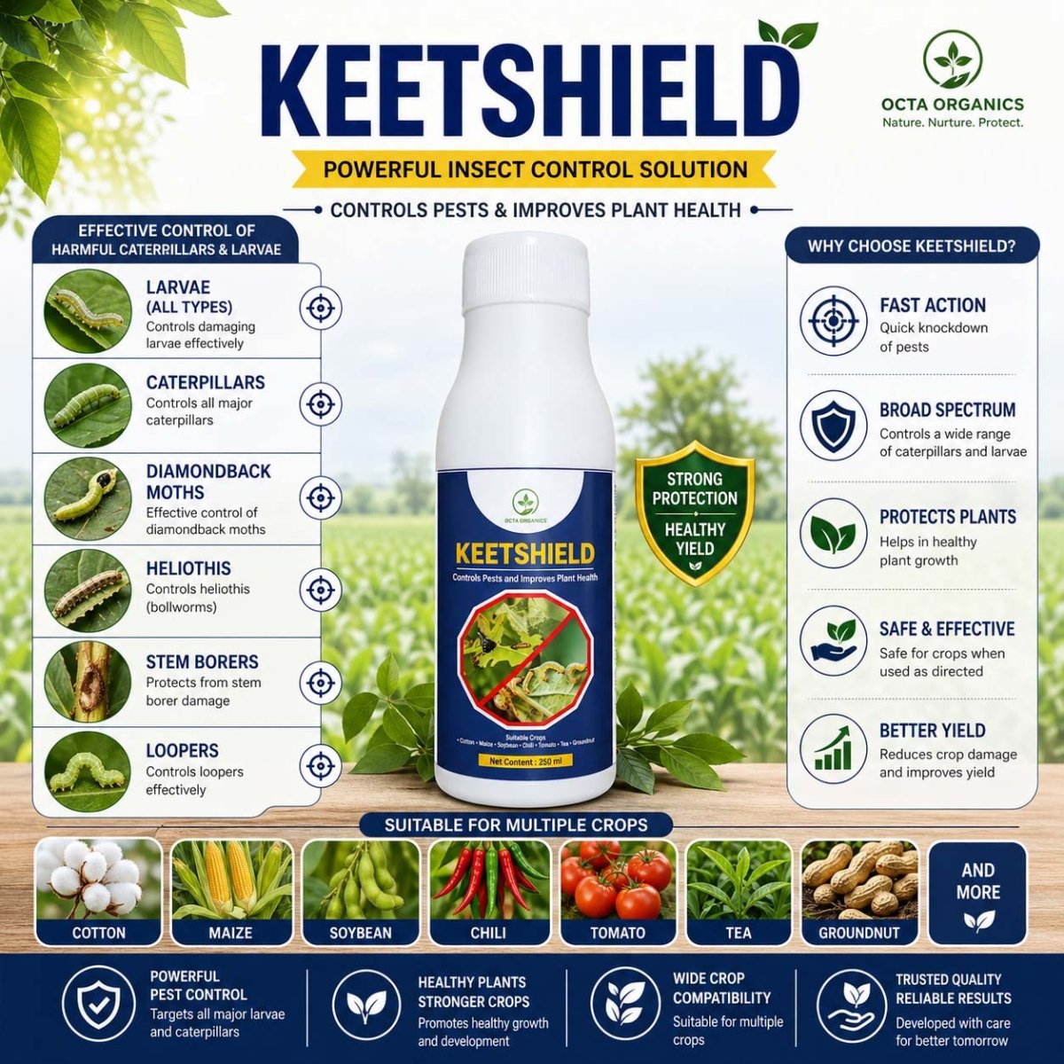 KeetShield – Controls Pests and Improves Plant Health - Octa Organics and Fertilizers Pvt. Ltd.