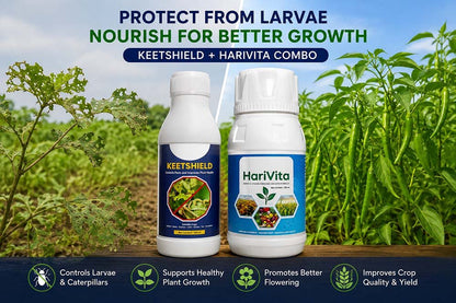 KeetShield (100ML) + HariVita (100ML) Combo - Octa Organics and Fertilizers Pvt. Ltd.