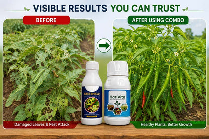 KeetShield (100ML) + HariVita (100ML) Combo - Octa Organics and Fertilizers Pvt. Ltd.