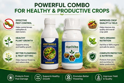 KeetShield (100ML) + HariVita (100ML) Combo - Octa Organics and Fertilizers Pvt. Ltd.