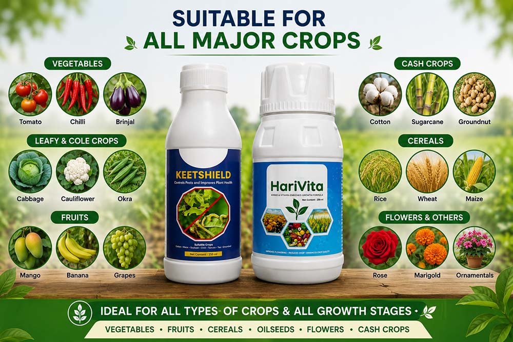 KeetShield (100ML) + HariVita (100ML) Combo - Octa Organics and Fertilizers Pvt. Ltd.