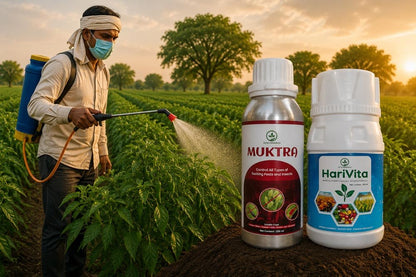 Muktra + HariVita Combo – Sucking Pest Control & Growth - Octa Organics and Fertilizers Pvt. Ltd.